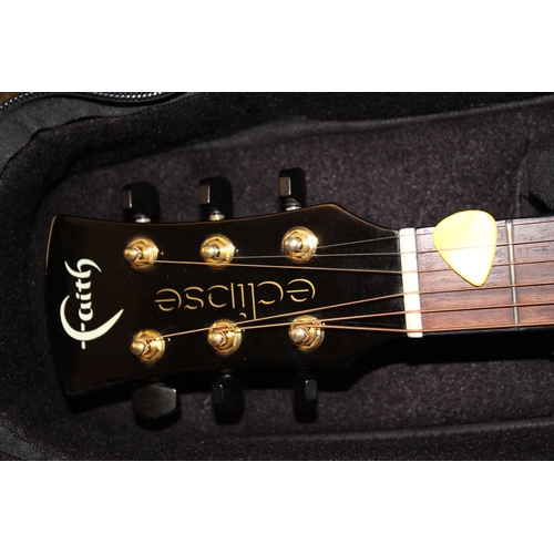 172A - Faith Saturn Eclipse cut away acoustic guitar with Shadow dual natural pro-pickup having solid spruc... 