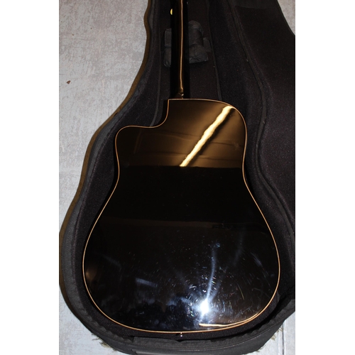 172A - Faith Saturn Eclipse cut away acoustic guitar with Shadow dual natural pro-pickup having solid spruc... 