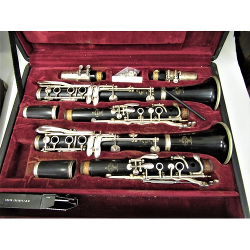 241 - Cased pair of clarinets by Buffet, Paris