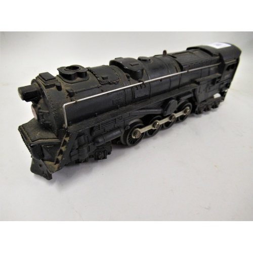 269 - Heavy electric toy train with black livery No. 681, bearing label ' For the Lionel Corporation New Y... 