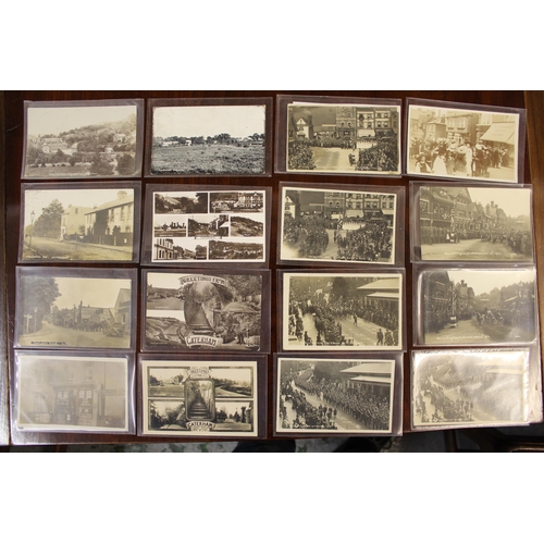 354 - Twenty eight postcards including twenty RP's, Croydon related including Empire Day Caterham, Thanksg... 