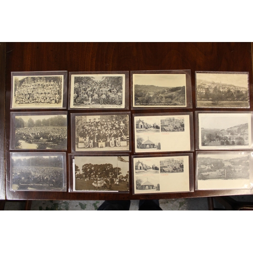 354 - Twenty eight postcards including twenty RP's, Croydon related including Empire Day Caterham, Thanksg... 