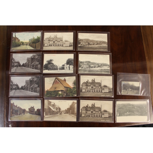 361 - Thirty two postcards, Croydon related including fourteen RP's, Jacobs Ladder, Caterham Valley, Cater... 