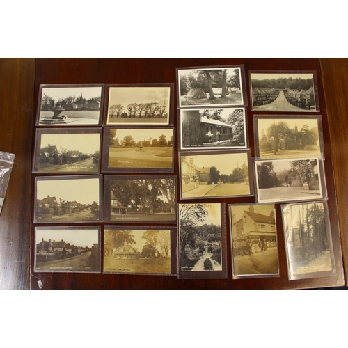 362 - Thirty two postcards, Croydon related including nineteen RP's, Queens Park Caterham, Croydon Road po... 