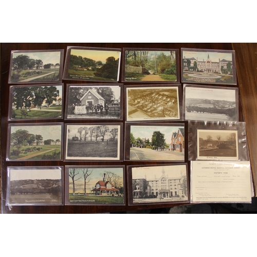 362 - Thirty two postcards, Croydon related including nineteen RP's, Queens Park Caterham, Croydon Road po... 