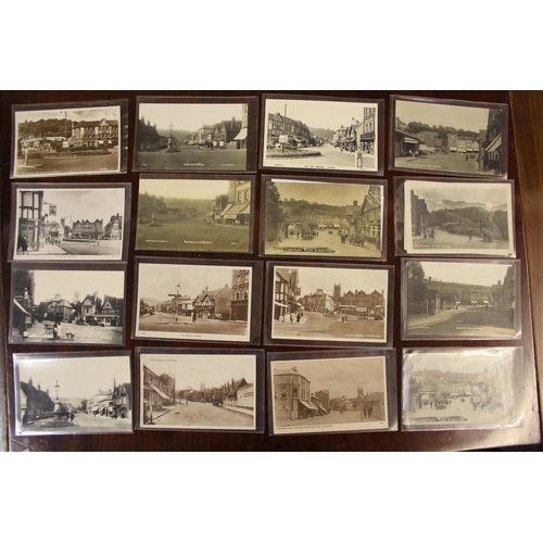 364 - Forty postcards, Croydon related including twenty four RP's, Caterham Valley, the square and station... 