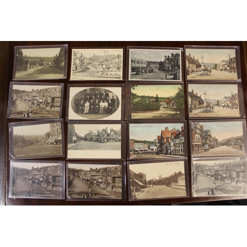 364 - Forty postcards, Croydon related including twenty four RP's, Caterham Valley, the square and station... 