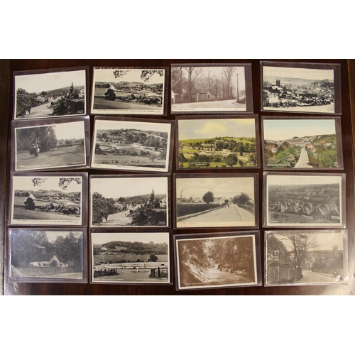 366 - Forty two postcards, Croydon related including twenty five RP's, Twitten Bridge, Caterham Valley inc... 