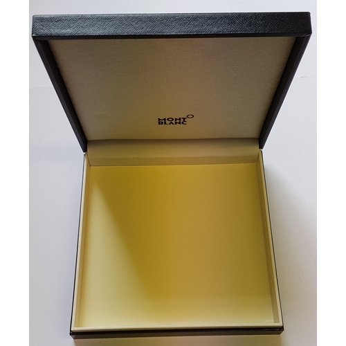 885 - Mont Blanc jewellery box, 17cms square