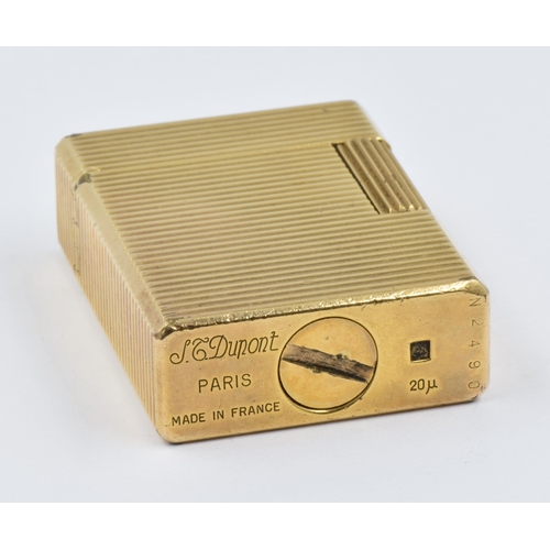 958 - Gold plated Dupont cigarette lighter