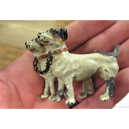 85 - Small collection of cast metal and cold painted figures of animals