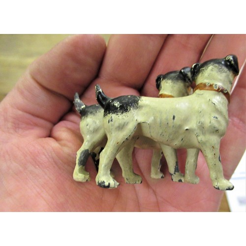 85 - Small collection of cast metal and cold painted figures of animals