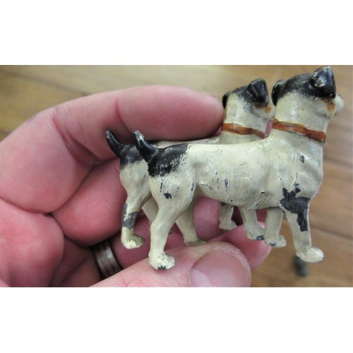 85 - Small collection of cast metal and cold painted figures of animals