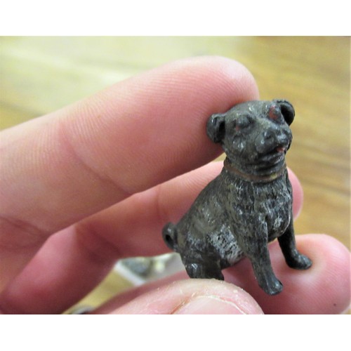 85 - Small collection of cast metal and cold painted figures of animals