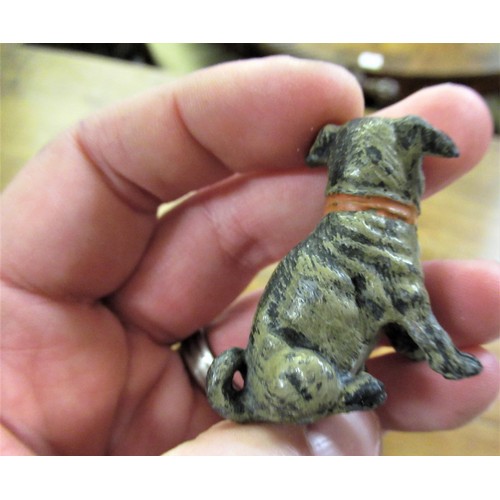 85 - Small collection of cast metal and cold painted figures of animals