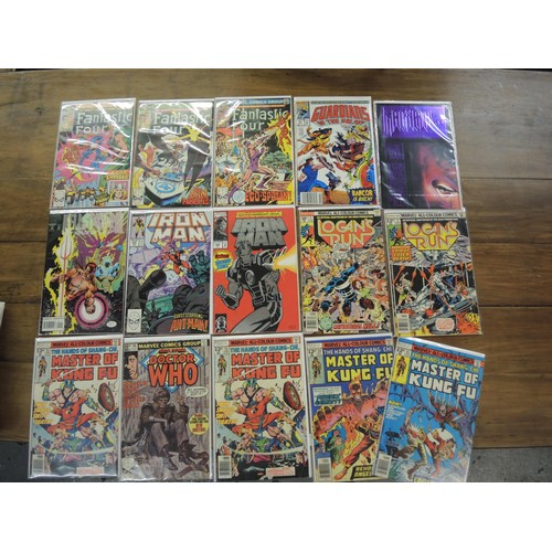 306 - Box containing a collection of Marvel 1980's comics including X-Men 1 & 2, and New Mutants No. 100 a... 