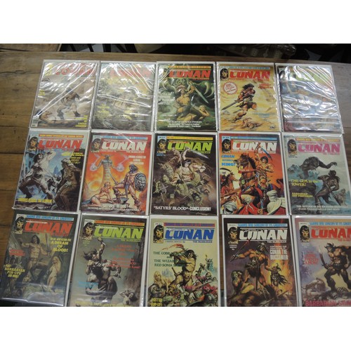 309 - Box containing a collection of 20th Century comics, including Meltdown Marvel, Savage Sword of Conal... 