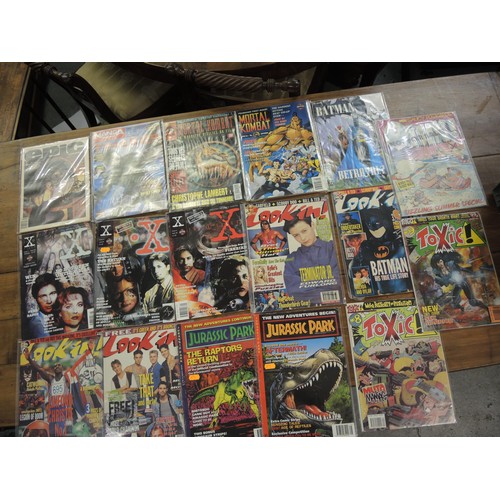 309 - Box containing a collection of 20th Century comics, including Meltdown Marvel, Savage Sword of Conal... 