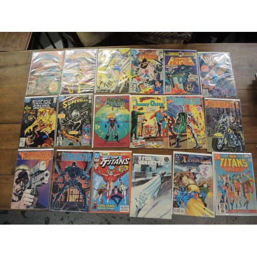 313 - Box containing a large collection of 1970's comics, including DC, Image, Valiant etc.