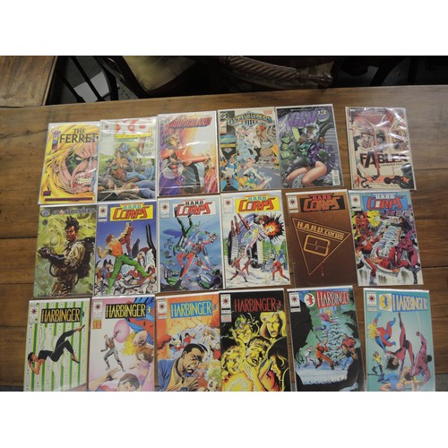 313 - Box containing a large collection of 1970's comics, including DC, Image, Valiant etc.