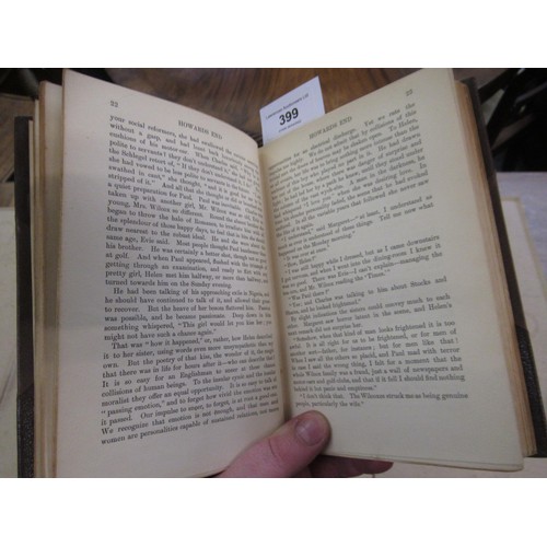 399 - E.M. Forster, ' Howards End ' First Edition, London, Edward Arnold 1910, with a later cloth and leat... 