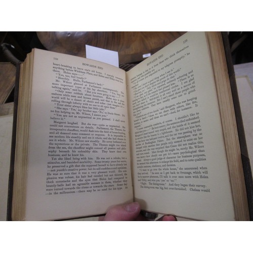 399 - E.M. Forster, ' Howards End ' First Edition, London, Edward Arnold 1910, with a later cloth and leat... 