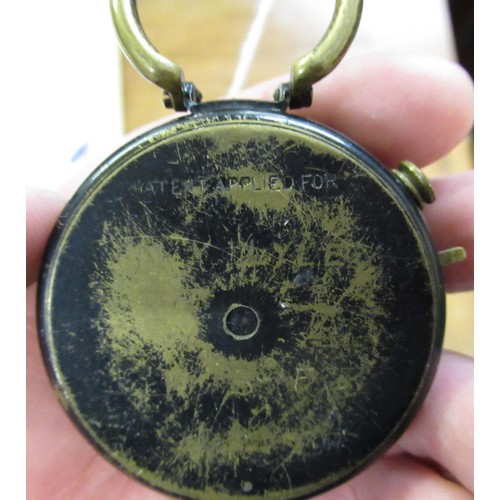 134 - WWI Black japanned brass cased 'The Magnapole' series II compass