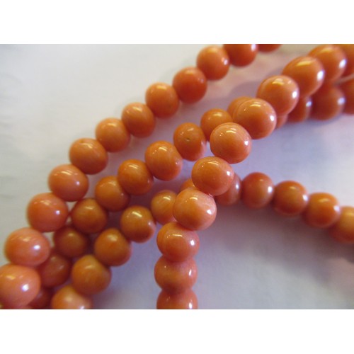 989 - Coral bead necklace