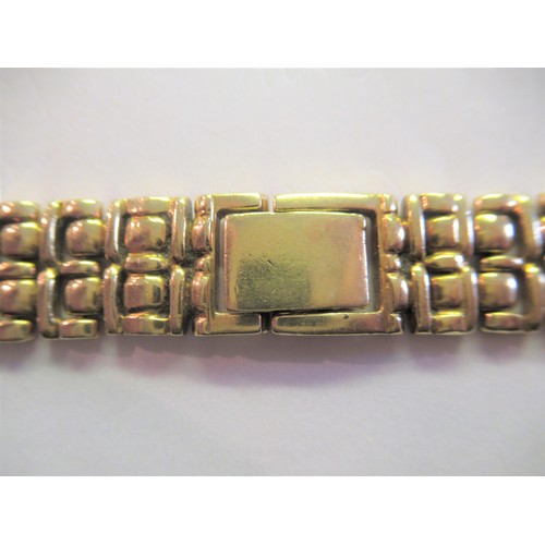 917 - 18ct Yellow gold watch bracelet, 46g