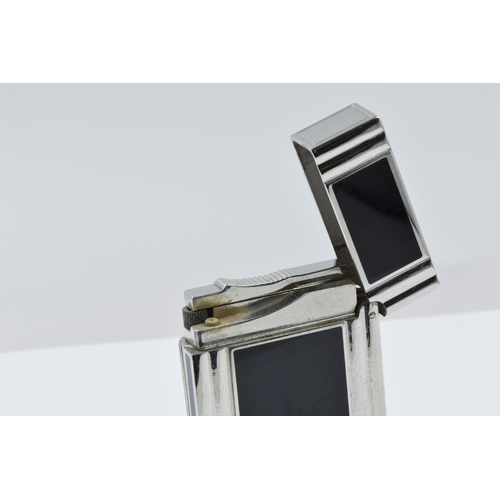 1008 - Dupont black and chrome cigarette lighter