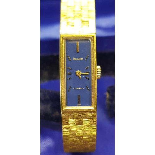 844 - Lucien Piccard ladies gold plated gem set wristwatch in original box, a Prester wristwatch in origin... 