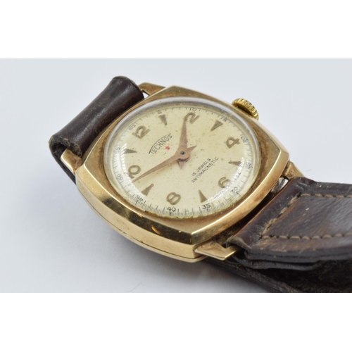 929 - Ladies 9ct gold cased wristwatch with gold bracelet strap, another ladies 9ct gold cased wristwatch ... 