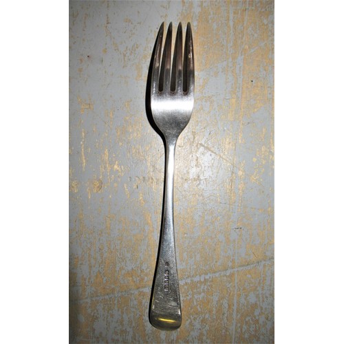 710 - Goldsmiths & Silversmiths Company, oak cased canteen of silver plated Old English pattern cutlery (i... 