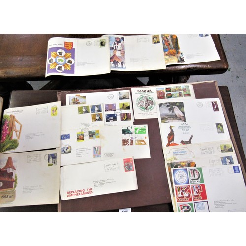 160 - Two albums containing a collection of various QE2 and Commonwealth stamps and a quantity of loose st... 