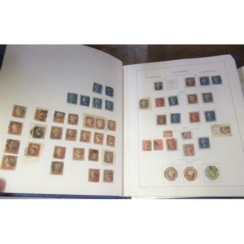 170 - Blue Great Britain album of stamps, including Victoria to Elizabeth II