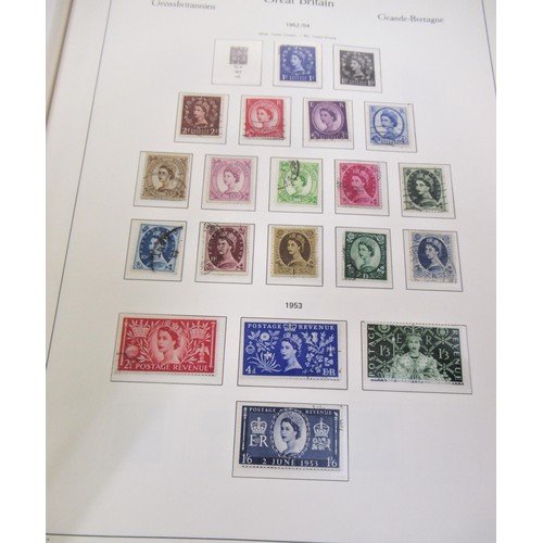 170 - Blue Great Britain album of stamps, including Victoria to Elizabeth II