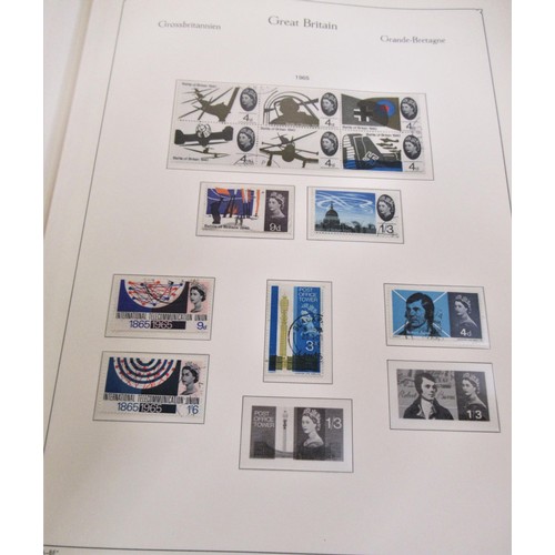 170 - Blue Great Britain album of stamps, including Victoria to Elizabeth II