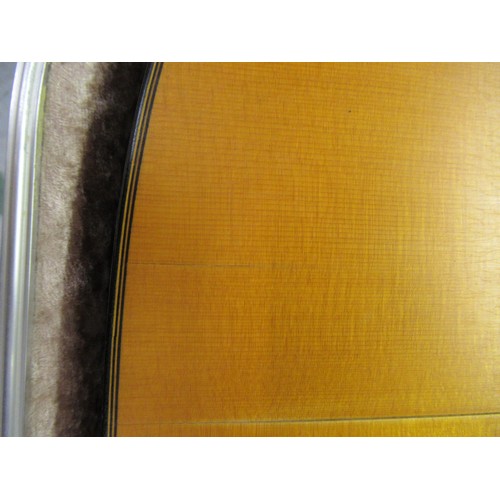 67 - Harald Petersen, classical concert guitar in a fitted hard case, signed to the paper label to the in... 
