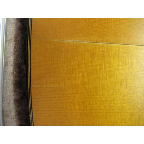 67 - Harald Petersen, classical concert guitar in a fitted hard case, signed to the paper label to the in... 