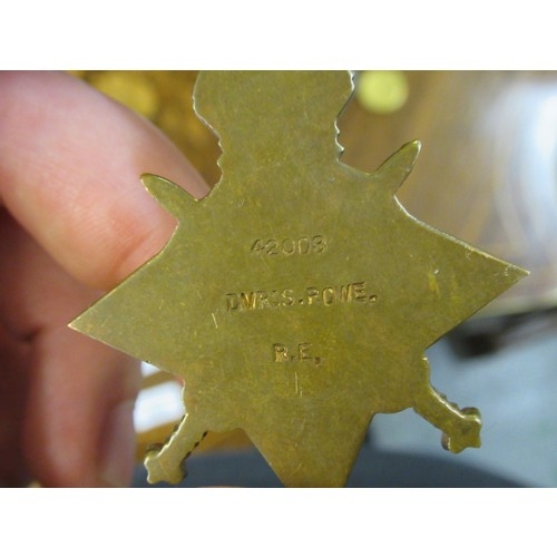 93 - Medal group of five awarded to S. Rowe, No. 42008 DVR.R.E to include two South Africa medals for Vic... 