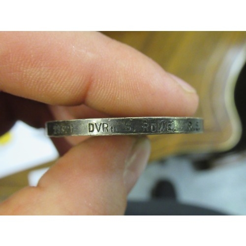 93 - Medal group of five awarded to S. Rowe, No. 42008 DVR.R.E to include two South Africa medals for Vic... 