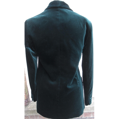 25 - Holland & Holland, London, ladies emerald green velvet jacket together with a Holland and Holland li... 