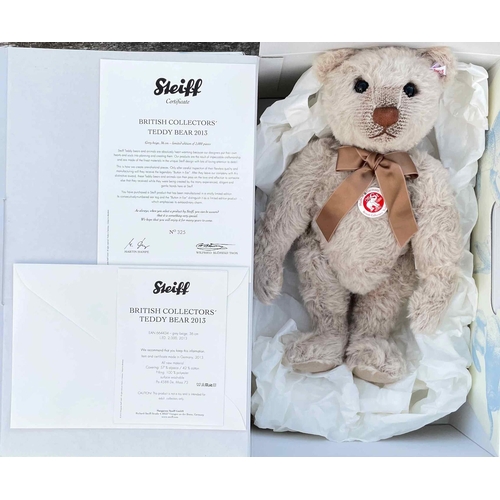 418 - Two Steiff teddy bears in original boxes with certificates, 2013 and 2016, each from Limited Edition... 