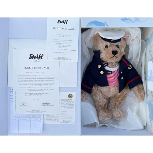 419 - Two Steiff teddy bears in original boxes with certificates, Christmas Teddy Bear 2011 and Teddy Bear... 