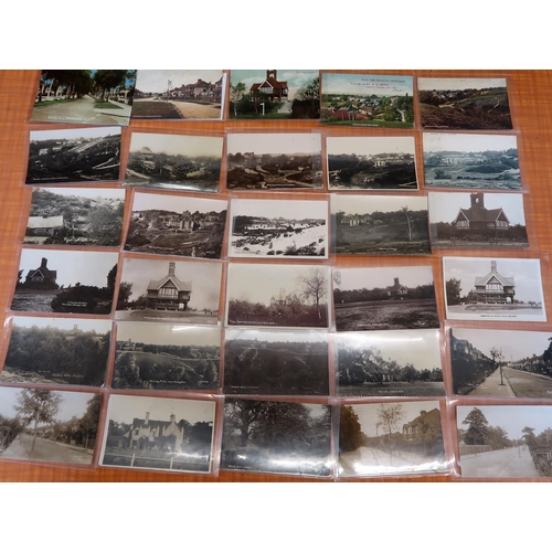 432 - Thirty postcards, Croydon related, including twenty four RP's, Beech Road, Shirley, Bridle Road, Ash... 