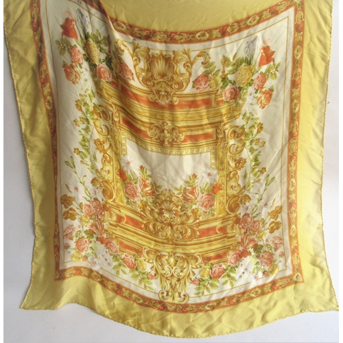 48 - Loewe ' Retablo Floral ' ladies silk scarf, in original box