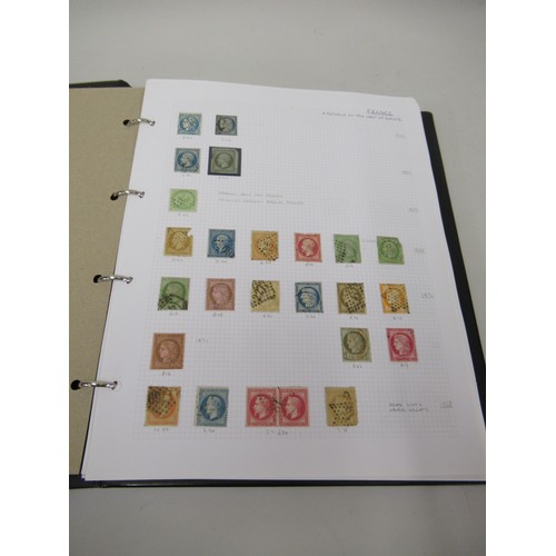 194 - Album of French and French colonies stamps, 1849 - 2008