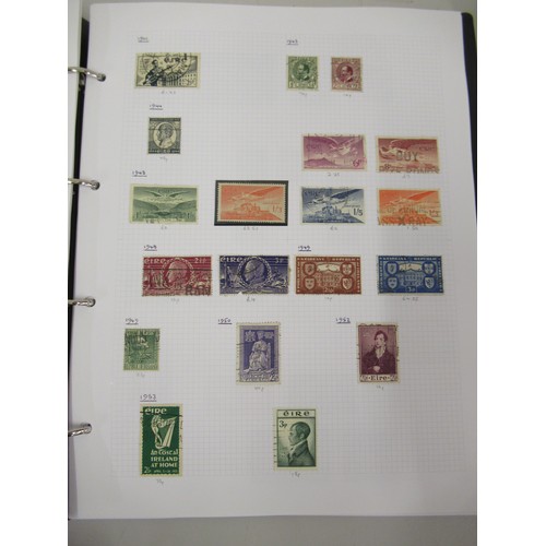 195 - Loose leaf album Irish stamps, 1922 - 2011