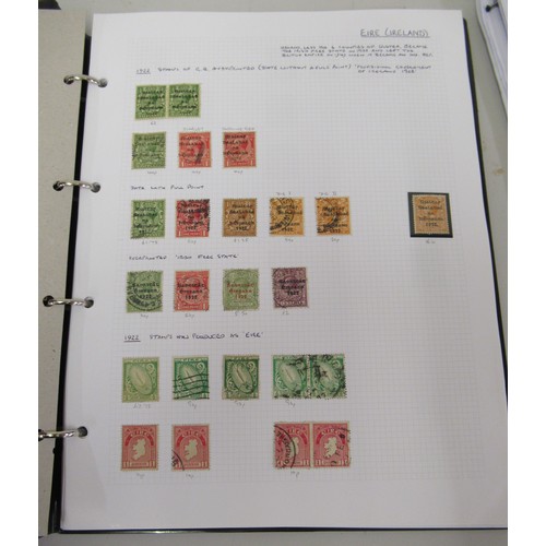 195 - Loose leaf album Irish stamps, 1922 - 2011