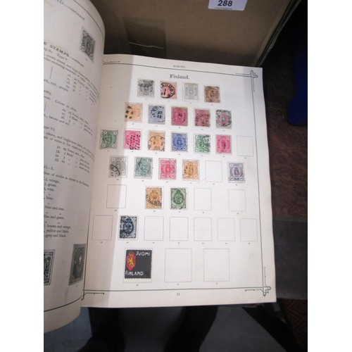 217 - Two albums containing a collection of various World stamps, together with loose stock book leaves of... 